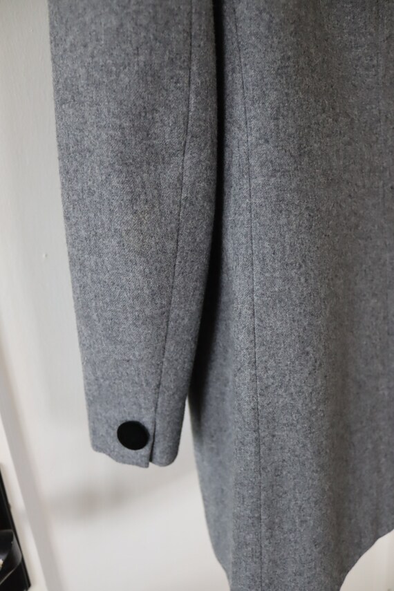 Pendleton Gray Wool Riding Jacket - Long Gray Woo… - image 5