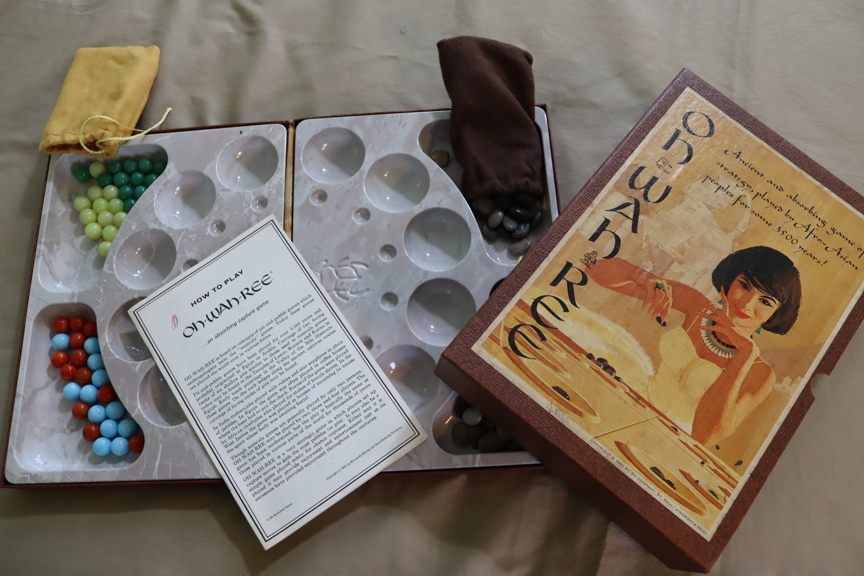 1960s Oh Wah Ree Game / 1960s Mancala Board Game - Etsy Israel