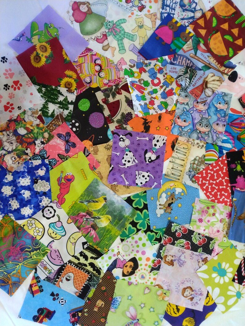 50 I Spy 5 Fabric Squares Charm Pack - Etsy