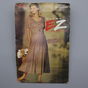90s Dress Pattern - Etsy