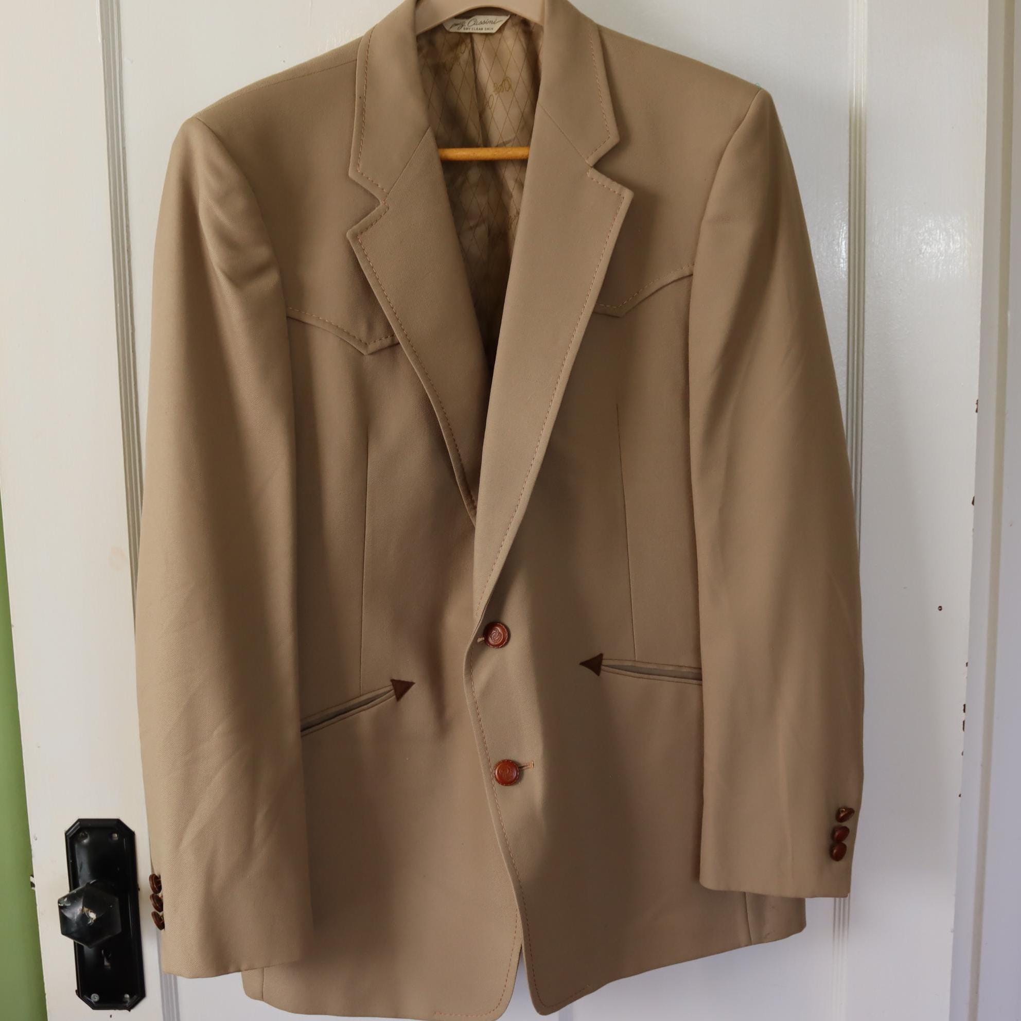 Mens Vintage Western Blazer - Etsy