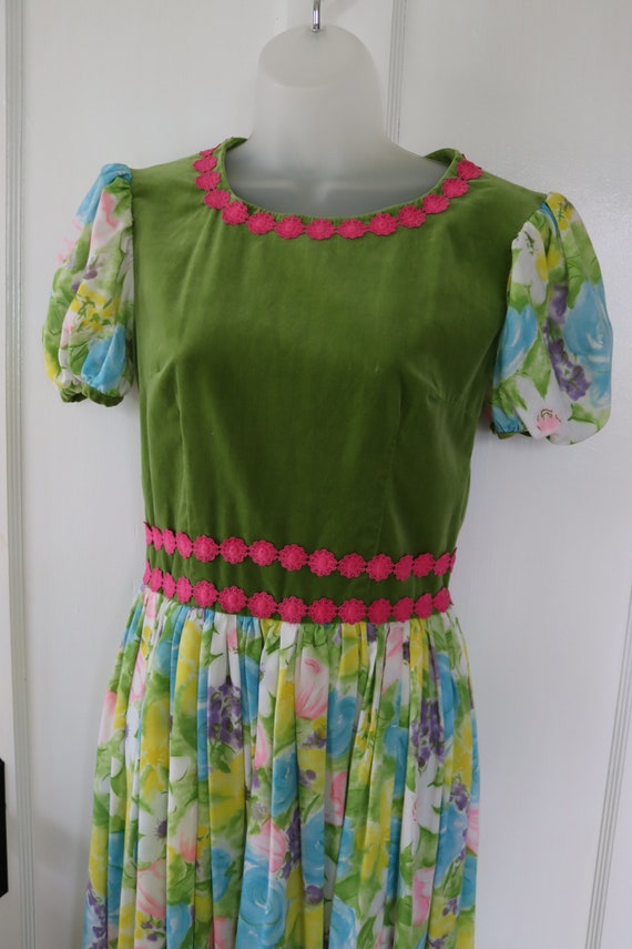 Vintage Prom Dress / Party Dress / Maxi Dress from 19… Gem