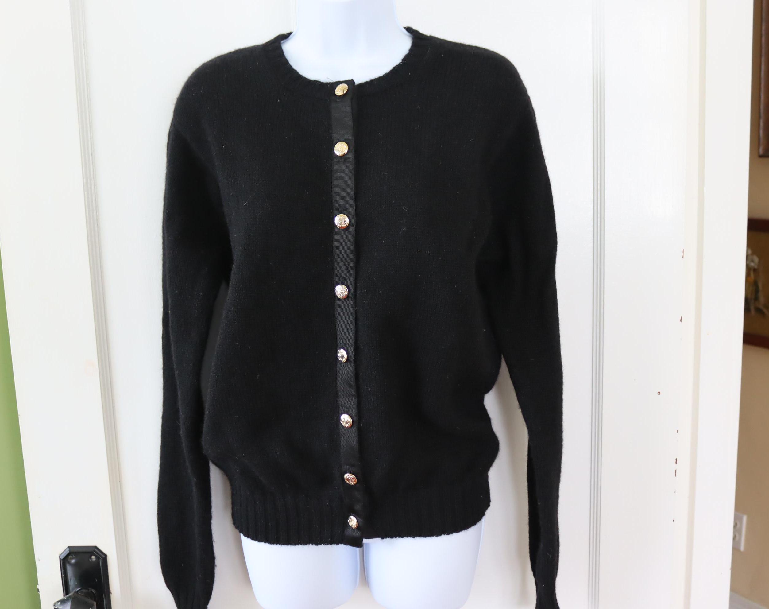 1950s Black Sweater - Etsy