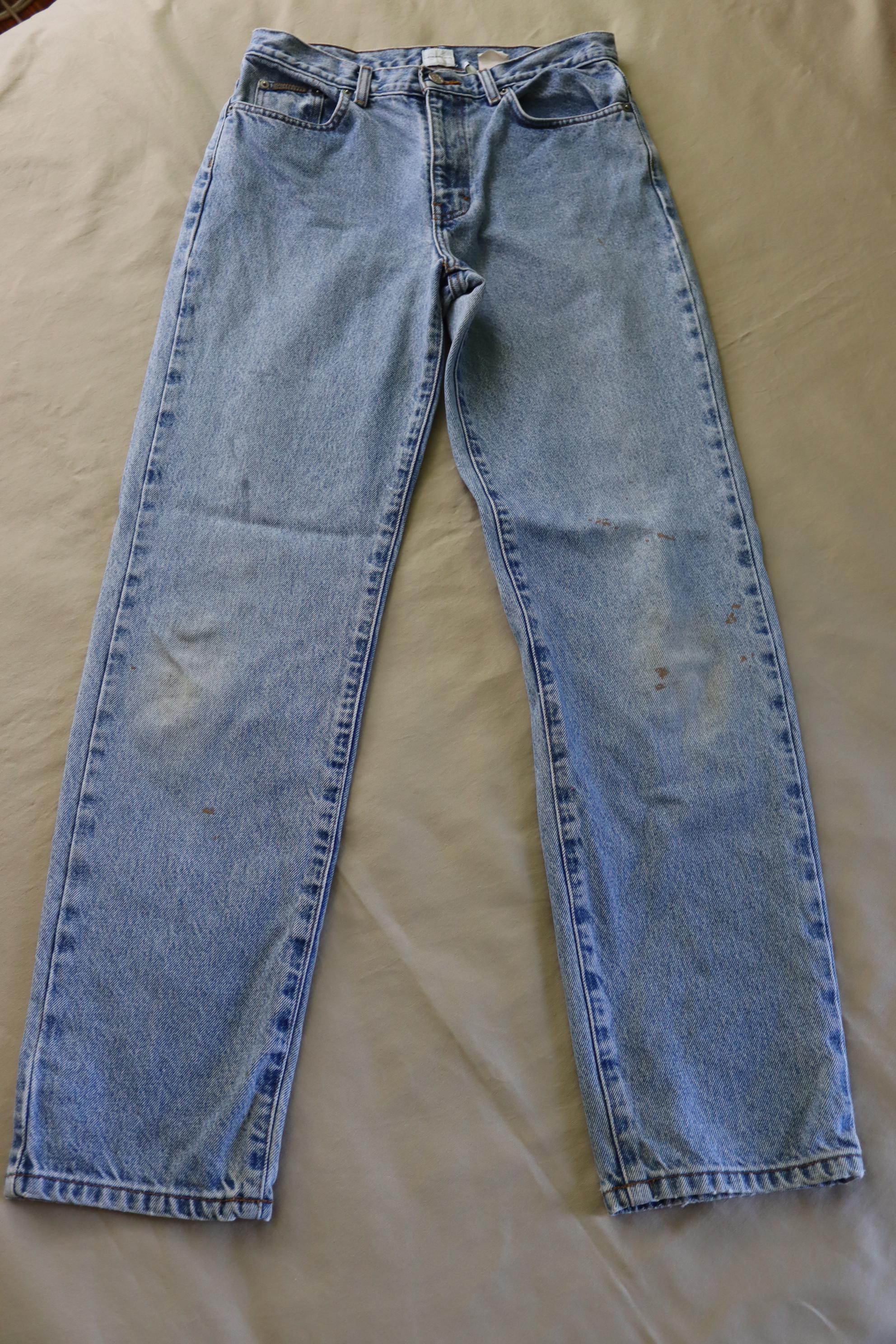 Vintage Calvin Klein Double Stone Wash High Waisted / High Rise 
