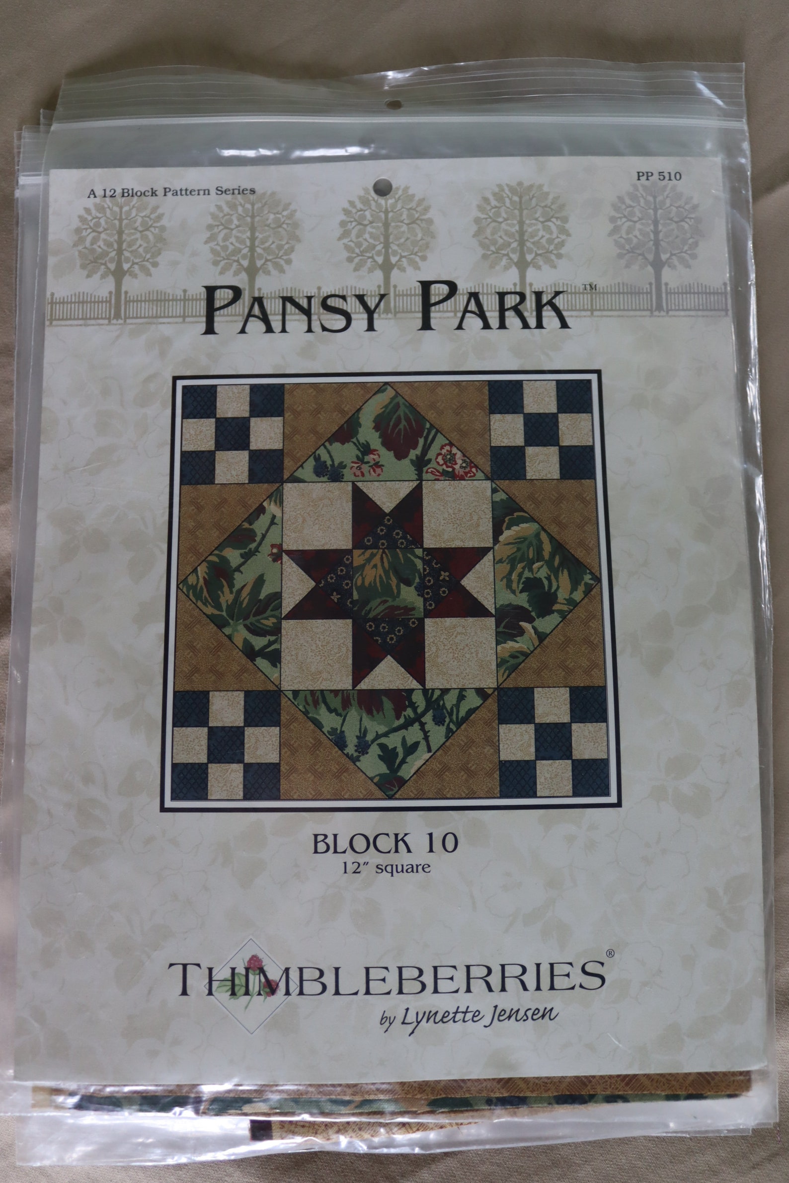 Pansy Park Quilt Patterns and Fabric by Thimbleberries Block Etsy