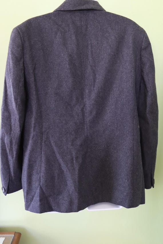 Dark Gray Wool Jacket by Pendleton - Gray Wool Bl… - image 6