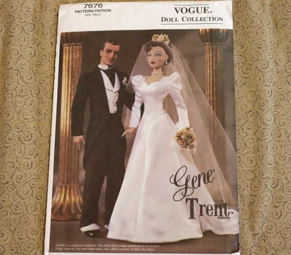 Gene and Trent Wedding Outfit Patterns by Vogue 7676 - Gene Marshall Dolls Clothing Patterns - Etsy Norway Gene and Trent Wedding Outfit Patterns by Vogue 7676 - Gene Marshall Dolls Clothing Patterns - Etsy Norway