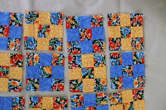 blue patch quilt