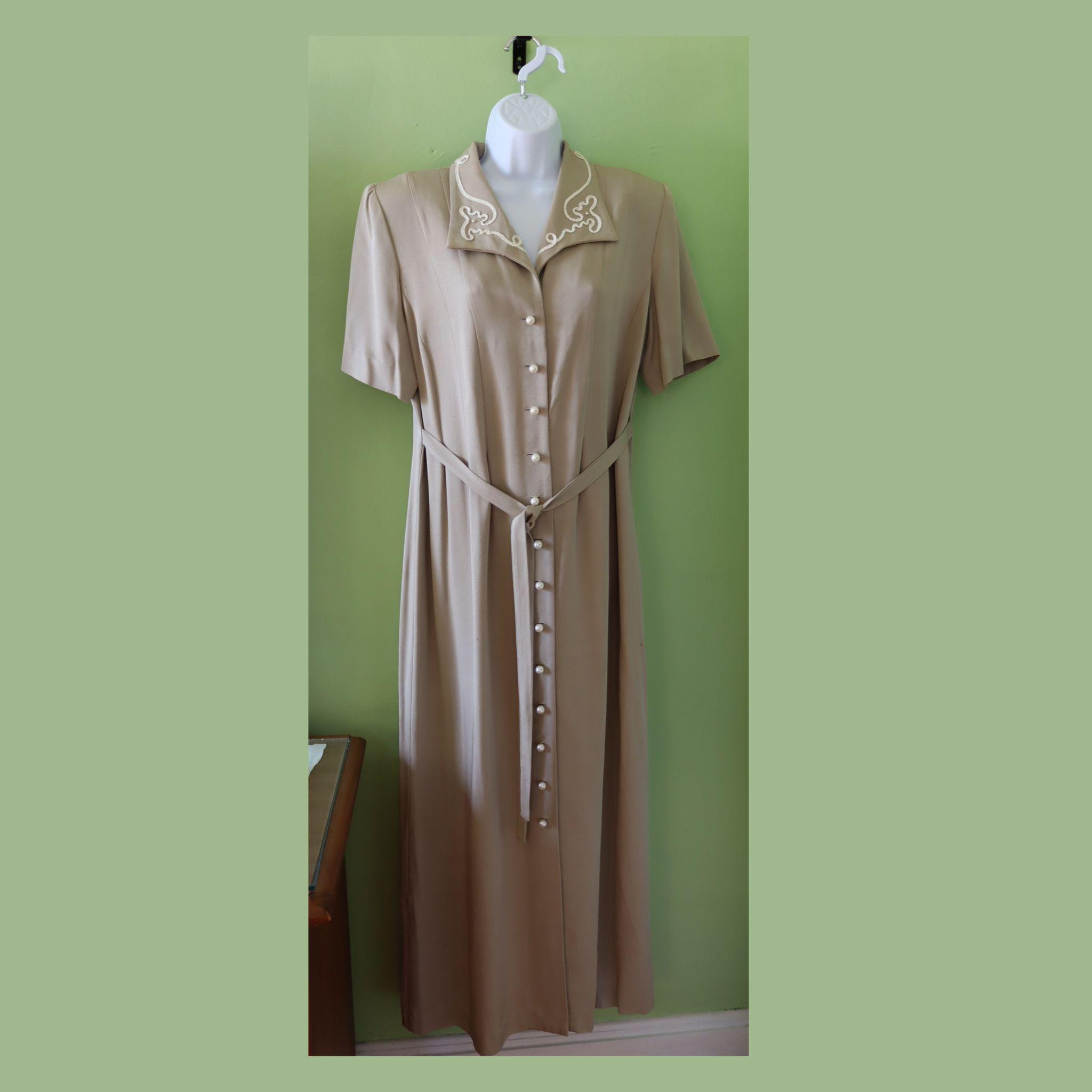 navy blue dress for baby girl Plein Sud 90s Maxi Button Down Dress main image 1