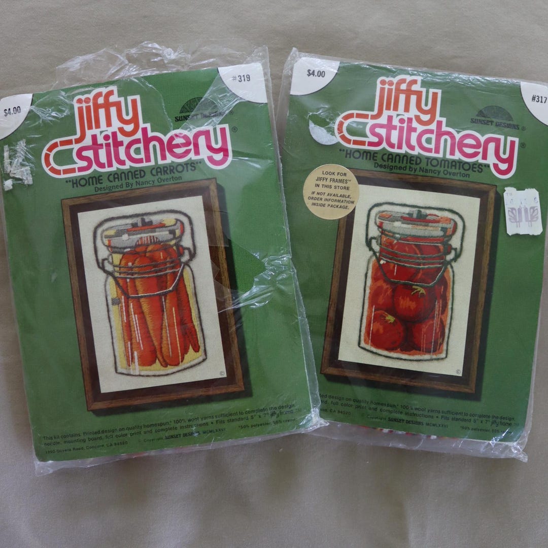 Jiffy stitchery des années 70 - France