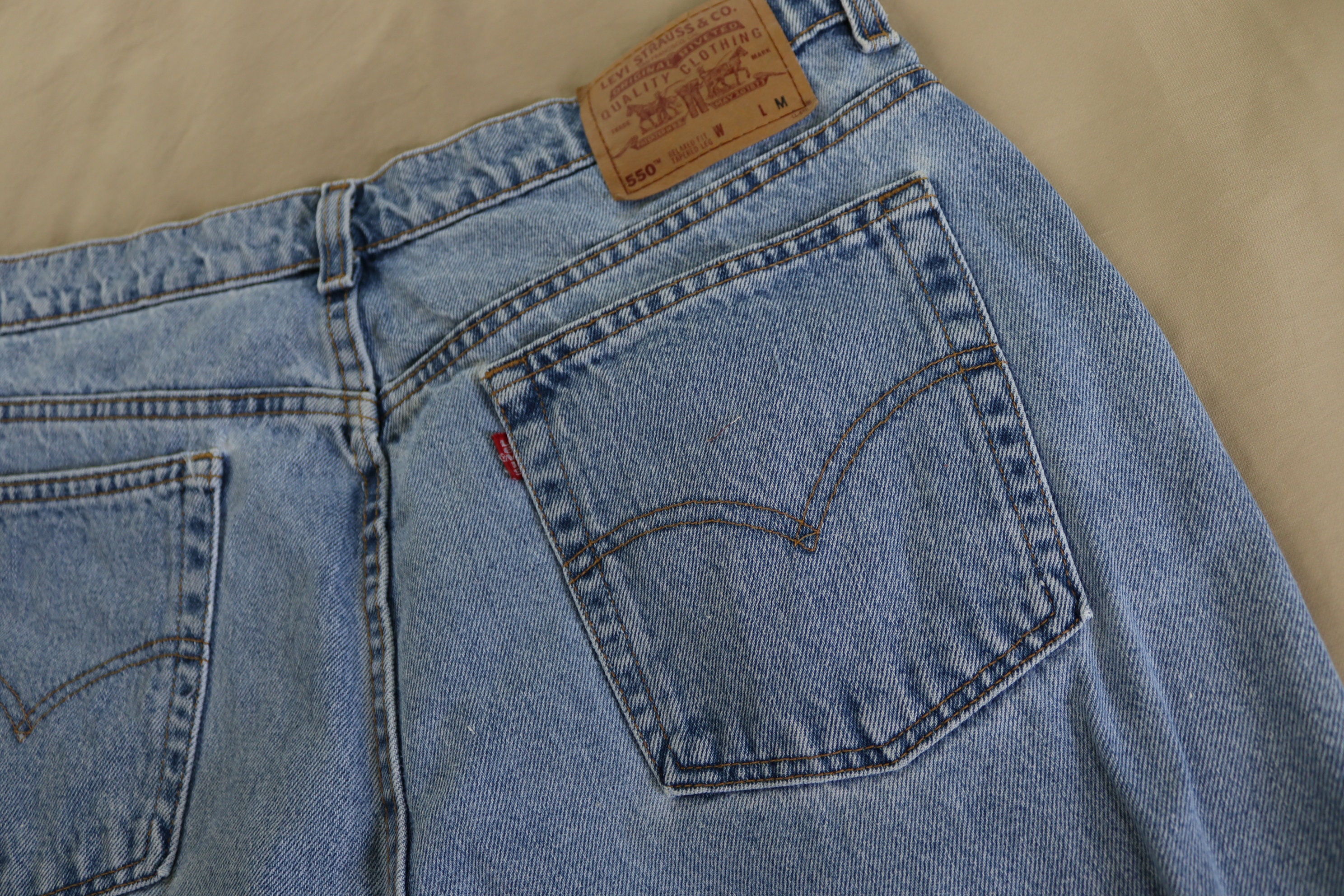 Levi's 550 Red Tab High-rise Jeans for the Voluptuous - Etsy Hong Kong