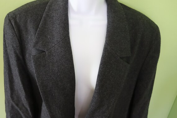 Dark Gray Wool Jacket by Pendleton - Gray Wool Bl… - image 4