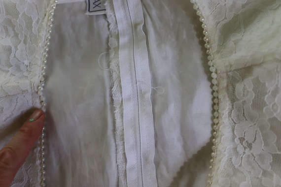 Vintage Gunne Sax Ivory Lace Dress by Jessica McC… - image 8