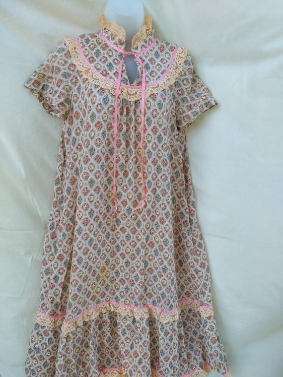 Vintage Jody T of California Boho / Peasant Dress