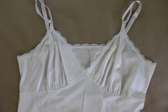 Vintage Ivory Slip with Lace Trim by Shadowline - image 4