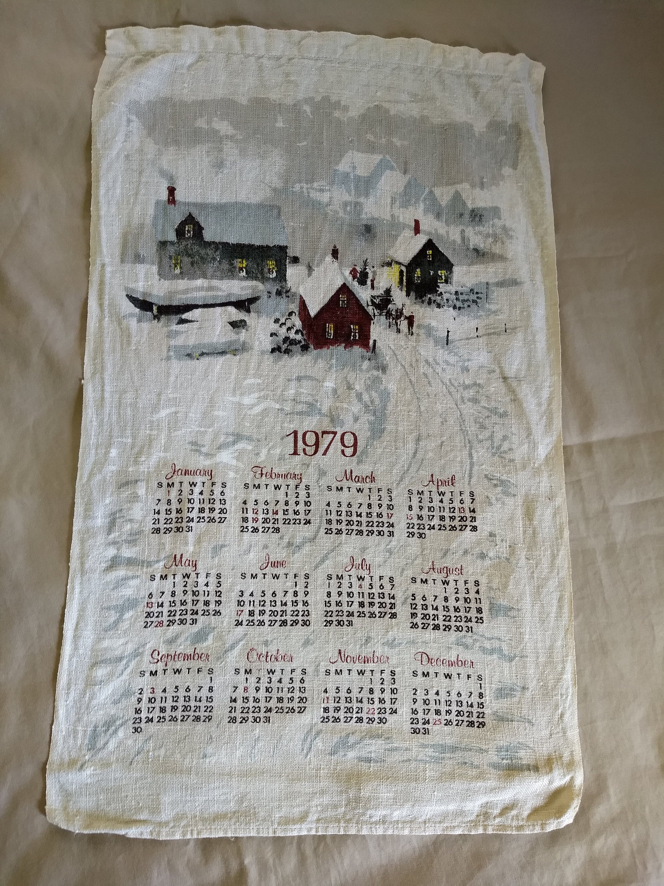 Linen Calendar Kitchen Towel Tea Towels Vintage Calendar Etsy Linen Calendar Kitchen Towel Tea Towels Vintage Calendar Etsy