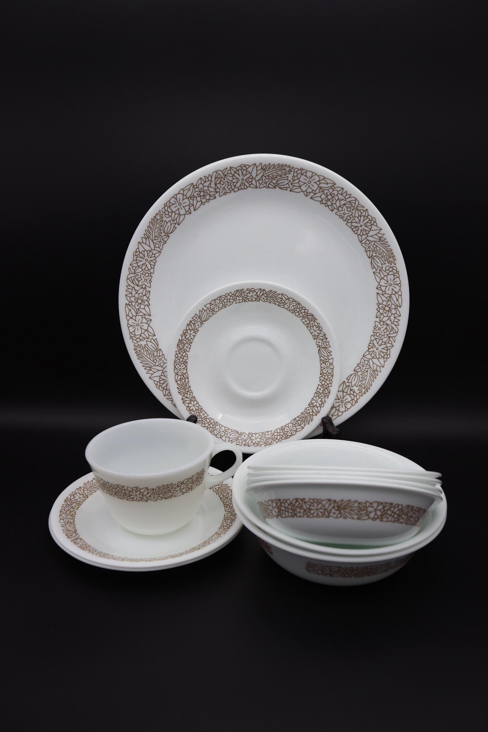 Corelle Woodland Brown Plates, Woodland Brown Bowls, Woodland