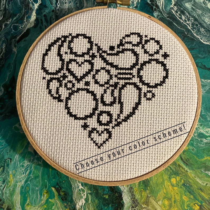 Paisley Heart Wall Hanging