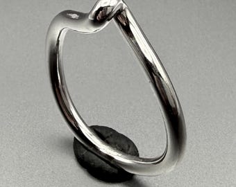Silver Twist Ring | Sterling Silver | Heavy | Bold | Statement | 925 | Recycled | Handmade in the UK