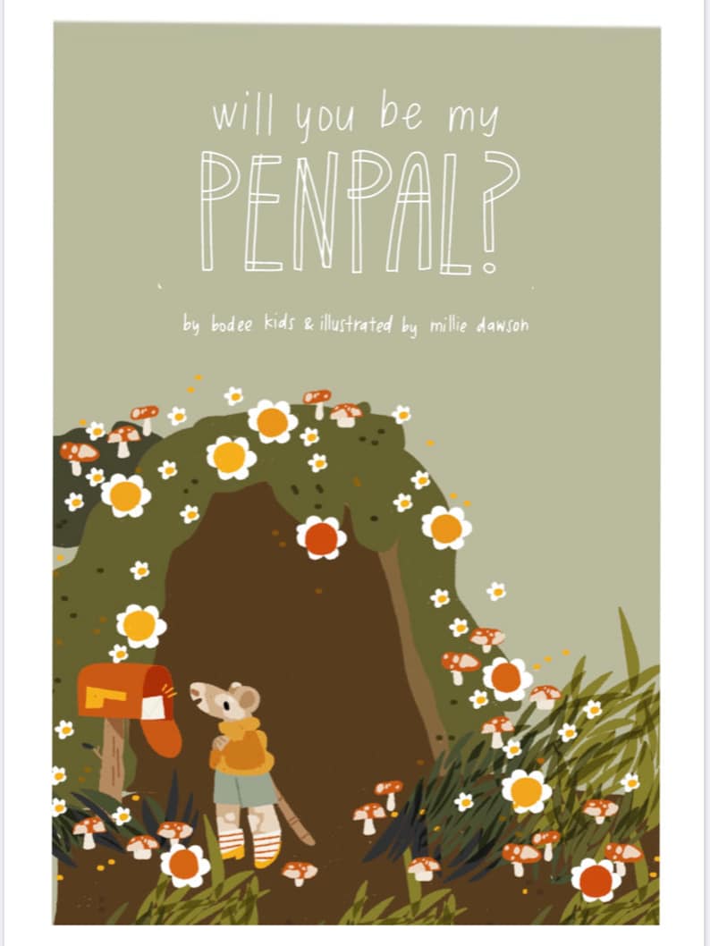 Pen Pal Kit Printables Snail Mail Kids Penpal Set - Etsy