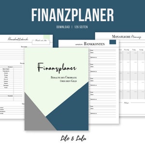 Financial planner - budget book for your money