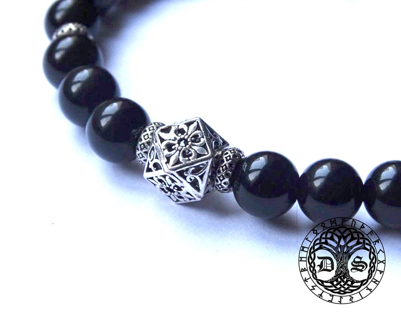 Magic Sterling Jera Futhark Healing Viking Rune Bracelet Protection