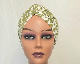 Turban for women,pretied vintage style boho headwear turban headwrap,chemo hat,gift for alopecia chemo,Beanie bandana hair loss scarf