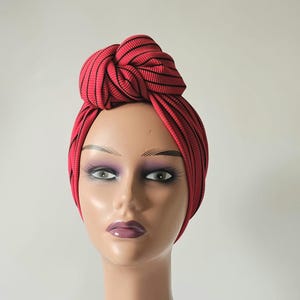 Turban for women,pretied vintage style headwear,chemo alopecia turban beanie hat,gift for chemo,gift for her,pretied headwrap hairscarf