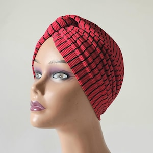 Pretied turban for women/vintage style chemo alopecia turban hat/headwear gift for her/ turban beanie hat/yoga boho retro turban cap