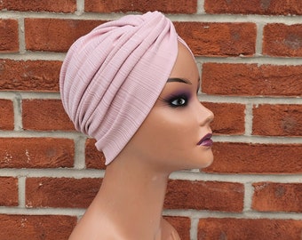 Turban for women,vintage style pretied turban headwrap,chemo hat, alopecia cover, gift for her,summer Beanie hat, Retro/boho headwear