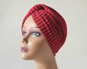 Pretied turban for women/vintage style chemo alopecia turban hat/headwear gift for her/ turban beanie hat/yoga boho retro turban cap