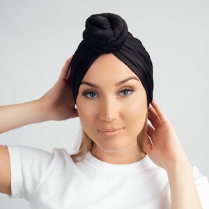 Turban, Turban for women, doughnut turban, pretied turban, chemo hat, alopecia, gift for her, chemo headwear, alopecia cap, gift for her