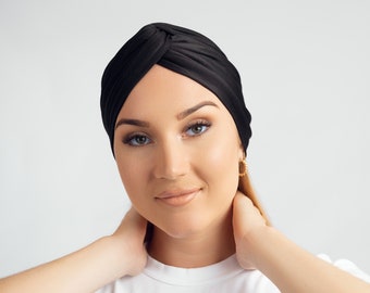 Turban, vintage style turban for women, pre tied headwrap, chemo turban, alopecia cover, Beanie cap, gift for her, headwear women,