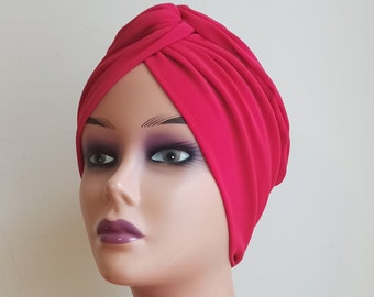 Front Twist Turban Mütze, Turban für Frauen, Vintage/Retro Hut, Chemo Mütze, Alopezie, Geschenk für Sie