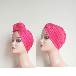 Turban, Turban for women, vintage hat, adjustable knot cap, pre tied headwrap, chemo turban, alopecia hat, Turban Beanie, gift for her