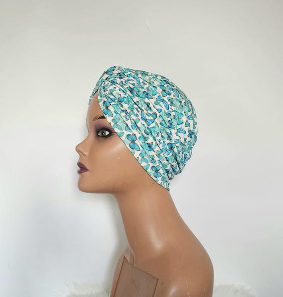 Weicher blumiger Bambus-Jersey-Turban fr Frauen, Chemo-Turban,  Alopezie-Beanie-Hut, Geschenk fr sie, Geschenk fr Chemo, Kopfbedeckung -  Etsy sterreich