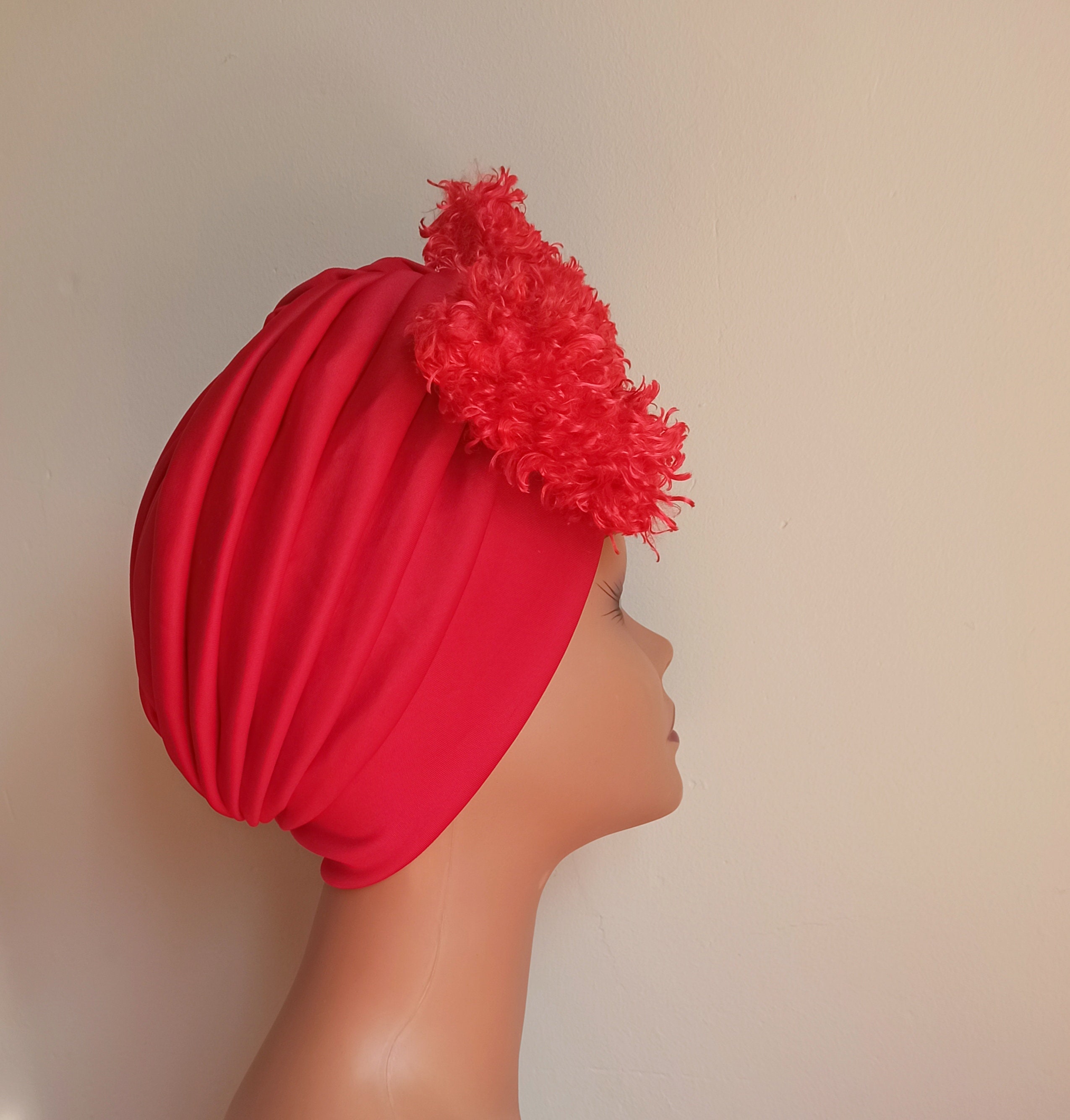 Turban cap with fancy bow turban cap for women chemo hat Etsy