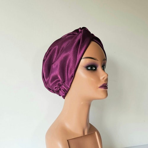 Satin Turban Silk Turban Turban Cap for Women Cap Etsy UK