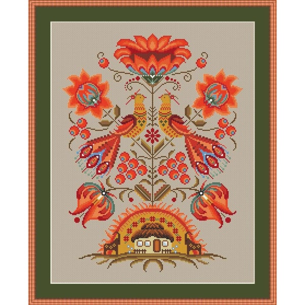 cross stitch tree of life, Cross stitch pattern ornament Nature Lace | Ukraine embroidery | Tree of Life cross stitch | sampler cross stitch