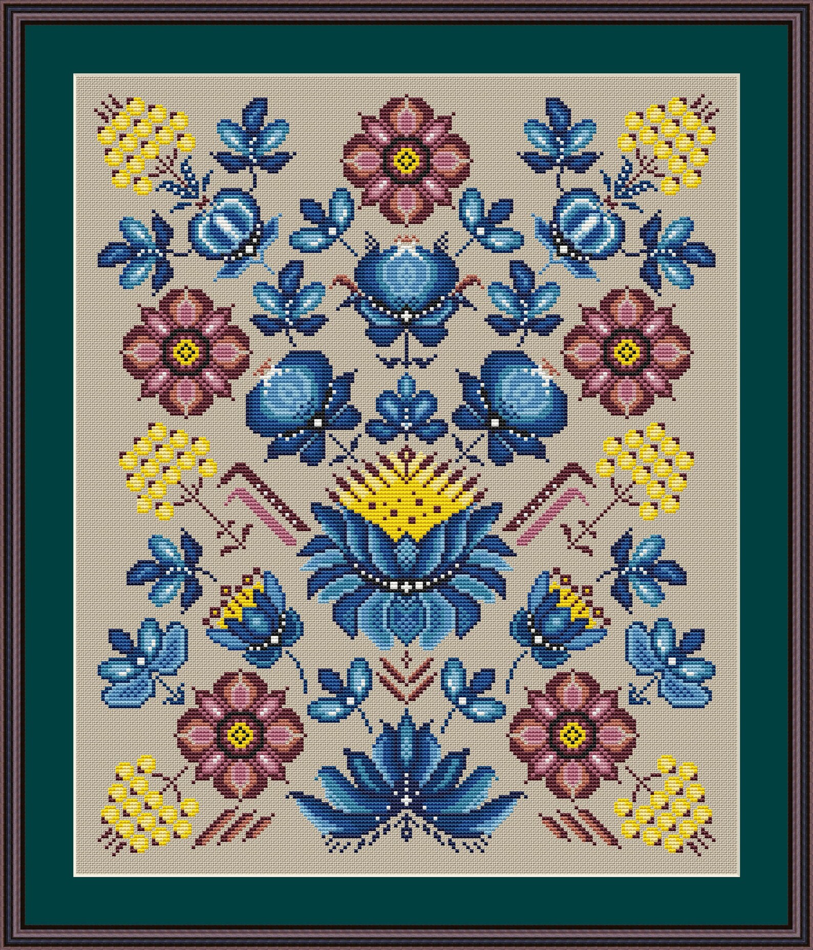 Sampler Cross Stitch Pattern Tile Embroidery Sampler Cross Stitch