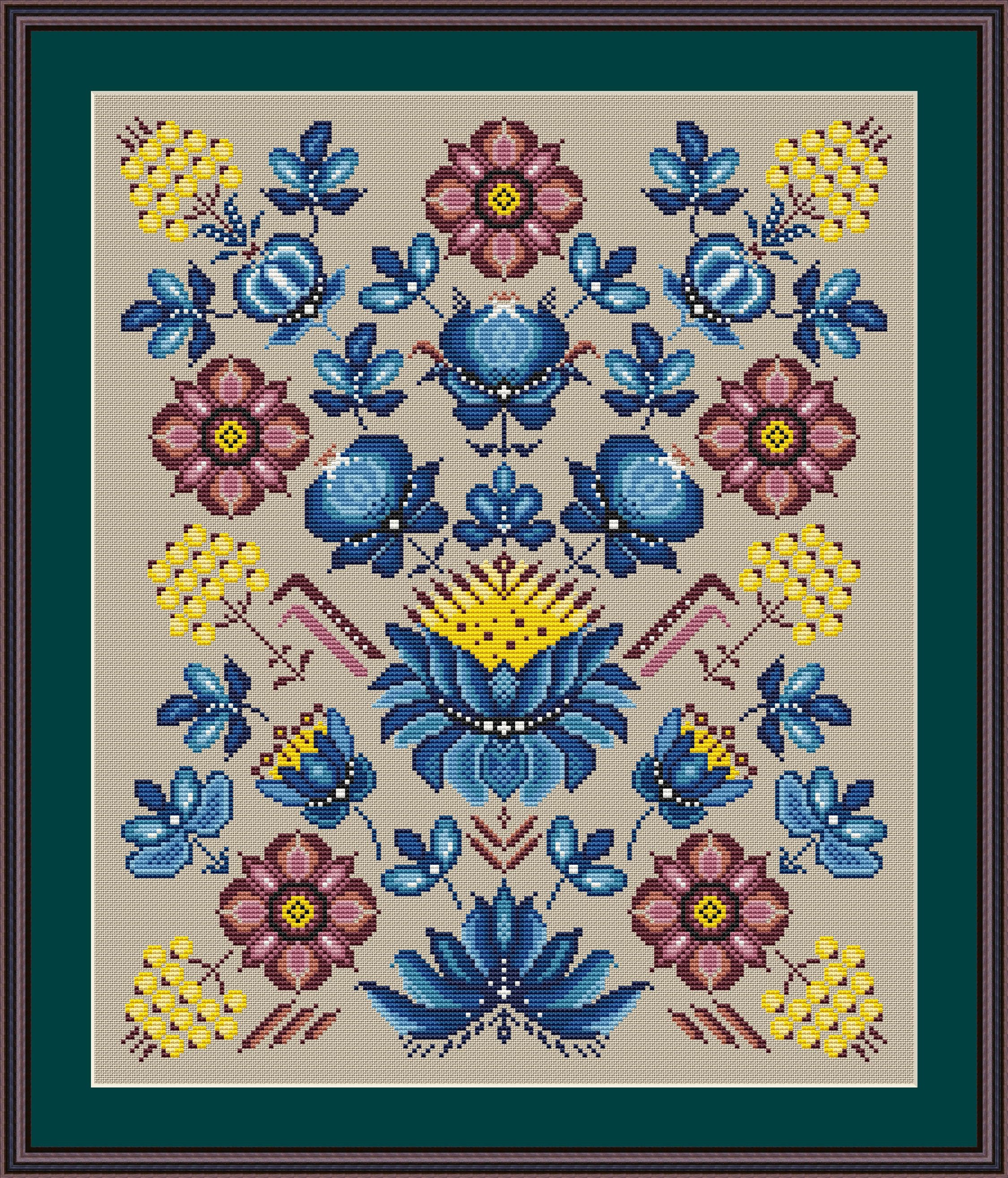 Sampler Cross Stitch Pattern Tile Embroidery Sampler Cross Stitch Patterns Flowers Cross Stitch