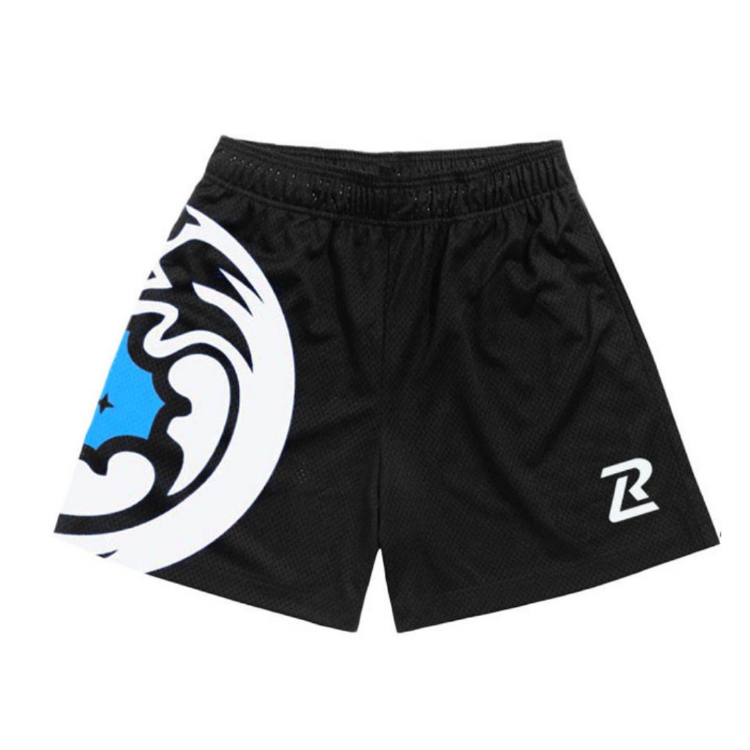 Black Mesh Shorts Etsy