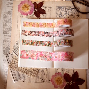 Kimono Washi Tape: Japanese Floral Masking Tape