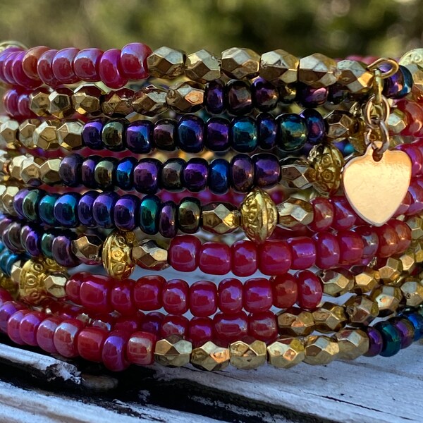 Memory Wire Bracelet Etsy