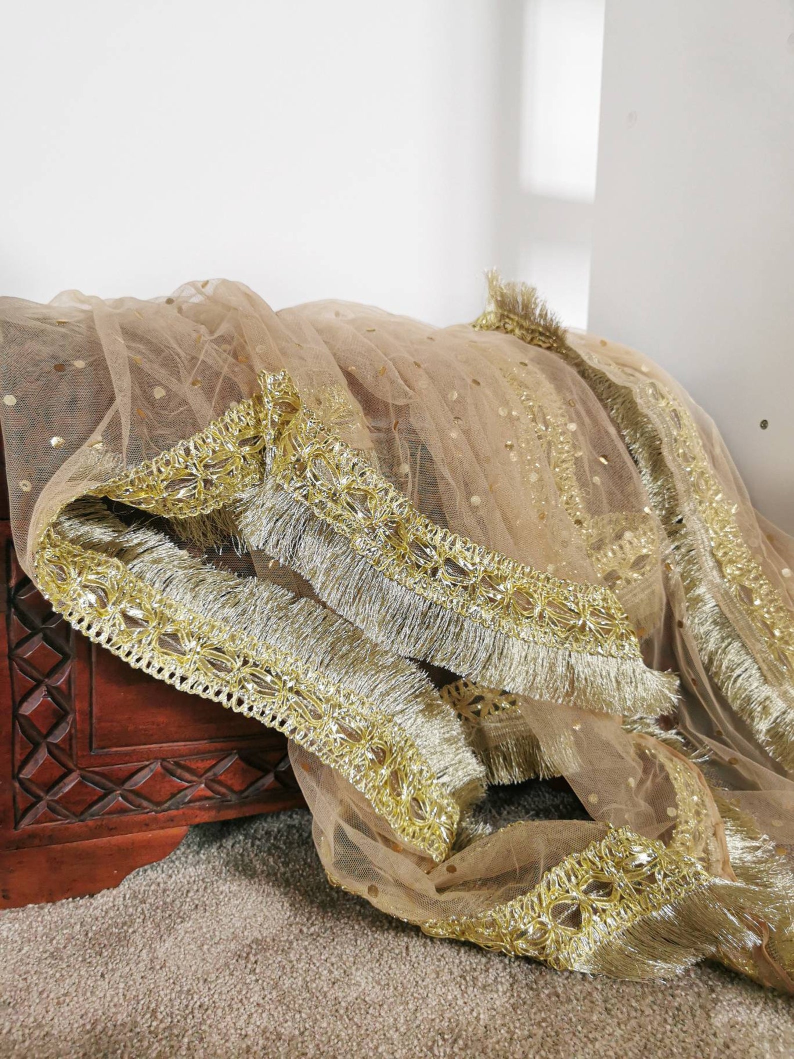 how to take shawl with dupatta