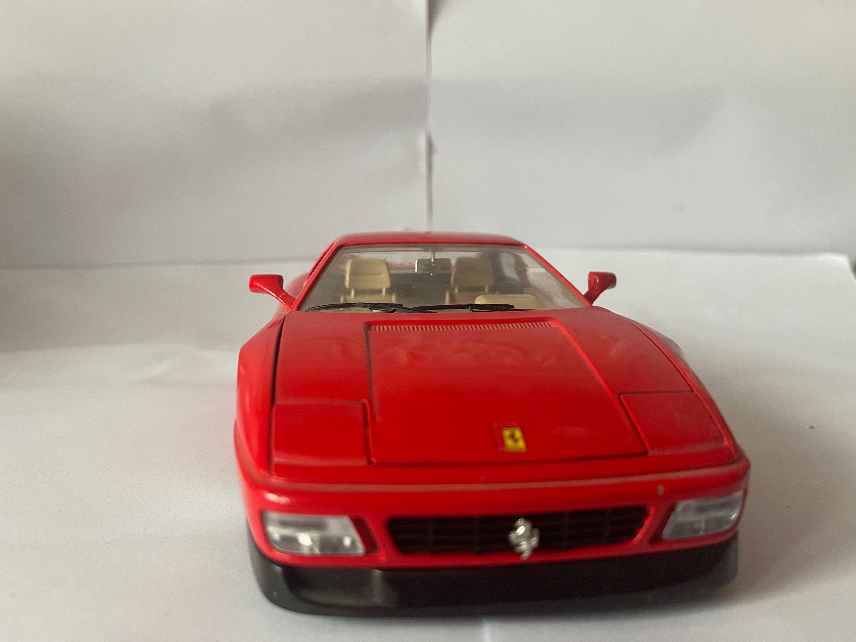 Burago 1989 Ferrari 348 tb 118 ESCALA ROJO Etsy