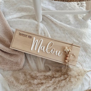 Personalized candle box with name for baptism candle / communion / confirmation image 2