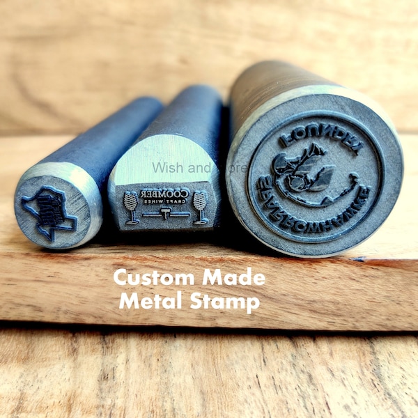 CUSTOM METAL STAMP | Metal Stamping | Jewelry Tool | Custom Metal Die | Jewelry Punch Stamps | Steel Stamp for Metal Branding