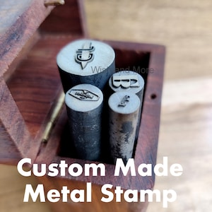 Aangepaste metalen pons voor sieraden, handstempel metalen ponsmatrijs, aangepaste metalen stempelgereedschap, stalen logo voor metalen ambachtslieden, hot stamping-matrijs
