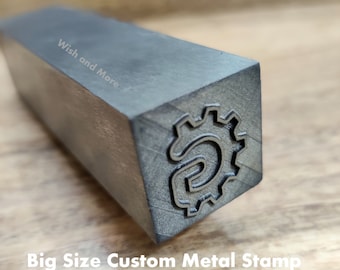 STAMPO METALLICO PERSONALIZZATO per la punzonatura di metalli / Strumento per gioielleria / Matrice metallica personalizzata / Punzoni per gioielleria / Timbro in acciaio per la marchiatura di metalli